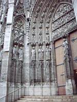 Rouen, Cathedrale, Portail de la calende, Ebrasement